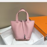 Designer Hermes Picotin Bags 18/22CM Silver Best Quality Best Online