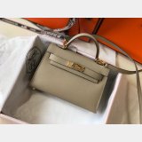 Earth yellow Mini Kelly Hermes Best Quality Handbags