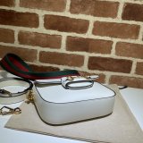 White Best Quality Gucci Horsebit 1955 mini 658574 bag
