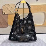Best Quality Saint laurent Oxalis Shoulder Raffia Macramé 781289 Bag