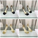 Best Quality Jimmy Choo Alva Suede Sandals 1:1 Mirror Heel 8.5 cm Shoes