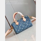 Nano Speedy Louis Vuitton Best Quality M82950 Monogram Denim Bag