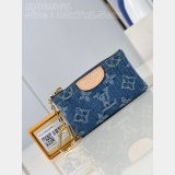 Designer Key Pouch Monogram Denim M82961 Best Quality Louis Vuitton Bag