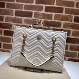 Tote GG Marmont White/Black 779724 Gucci Best Quality Bag