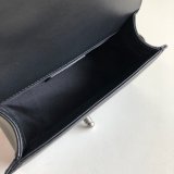 High Quality CC Le Boy Best Quality Best Black Bags lambksin 20cm