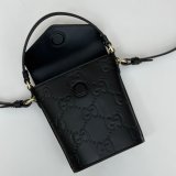 Gucci 772795 UK Embossed Top Handle Best Quality Shoulder Bag