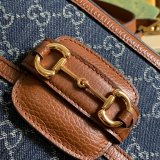 High Quality Gucci Best Quality Horsebit 1955 mini bag 658574 GG Supreme canvas