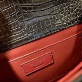 High Quality Best Quality YSL 578000 Cassandra Top Handle Black Bags