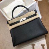 Hermes Kelly 32cm Togo leather Black