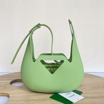 Bottega Veneta Hobo Shoulder Bag Light Green