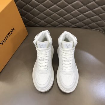Louis Vuitton Mens Abbesses High-top Sneakers White 38-44