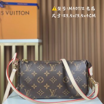 Louis Vuitton Pochette Accessoires Natural Cowhide Leather Trimmings M40712
