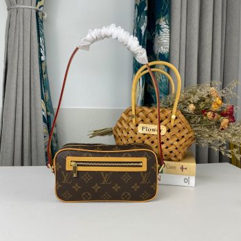Louis Vuitton Pochette M51183 Monogram Cite Monogramcanvas Brown Shoulder Bag In Paris Replica