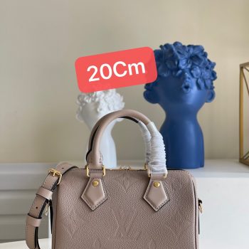 Louis Vuitton Speedy Bandouliere 20 Monogram Empreinte Pink