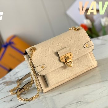 Original Copy Louis Vuitton M44550 VAVIN BB Beige Grained Cowhide Leather