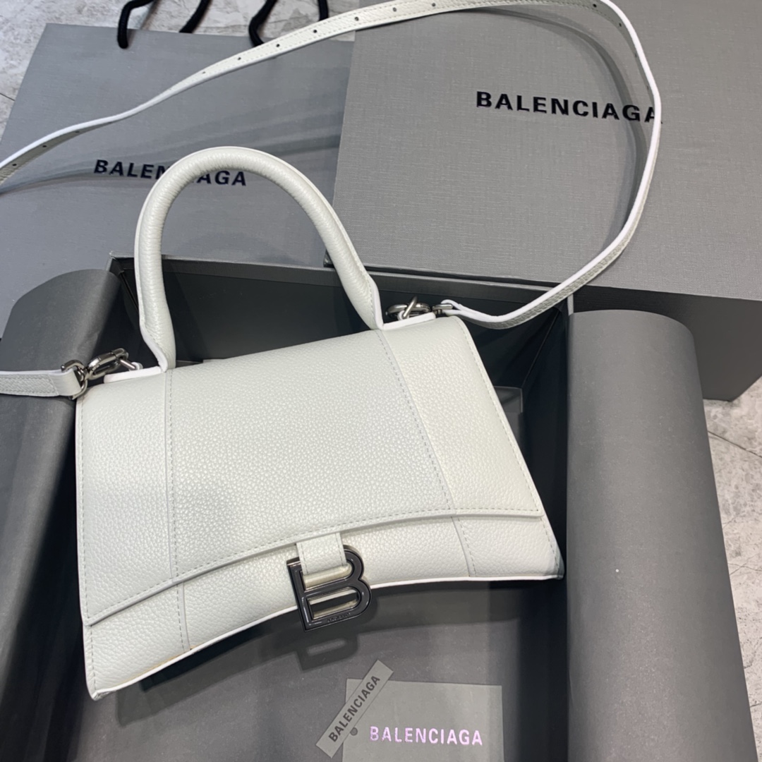 Replcai-Balencia-Hourglass-Small-Top-Handle-Bag-White-With-Sliver-Hardware.jpg