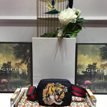 Replica Gucci 523323 Women Tig Small Waist Pack Black