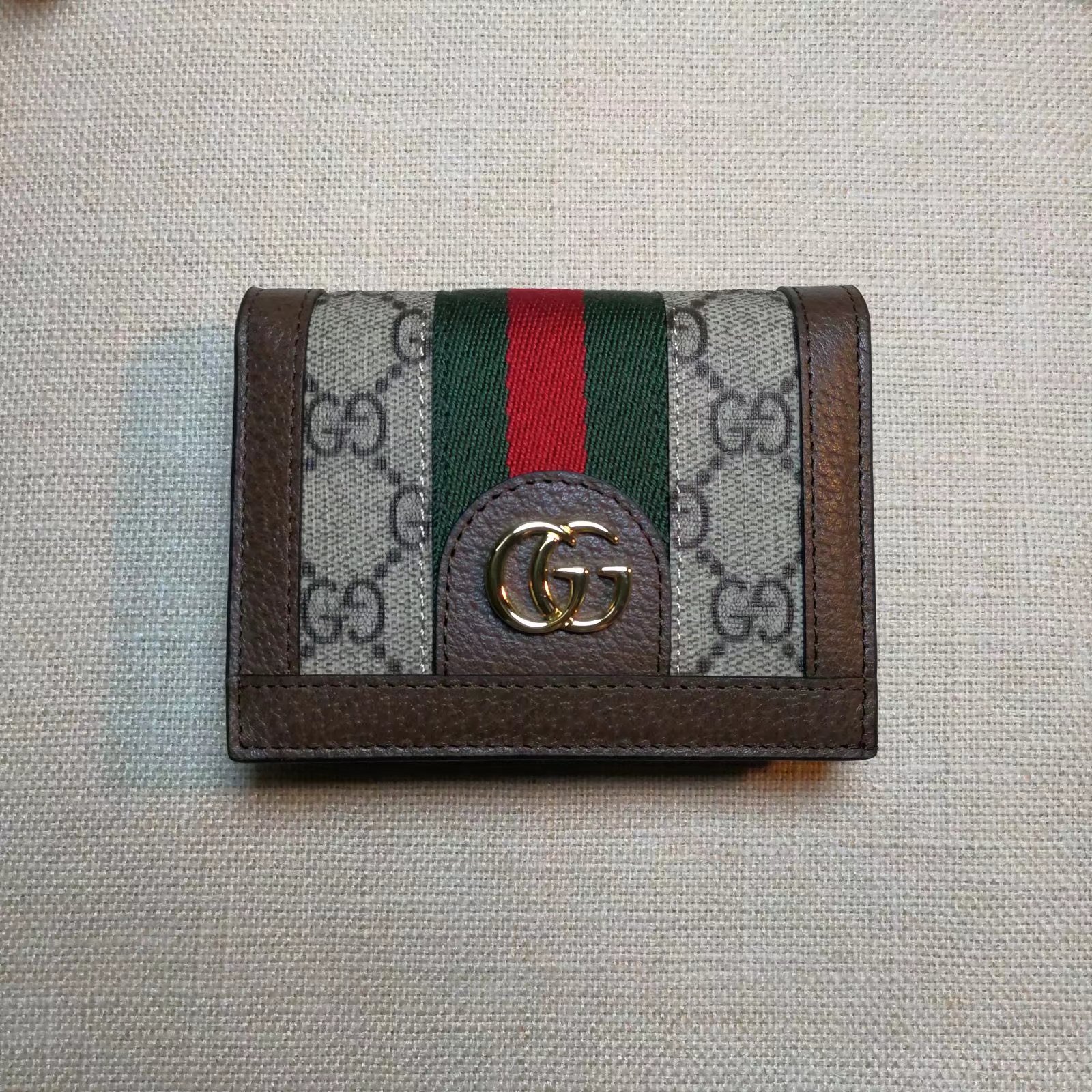 Replica-Gucci-Card-Case-Wallet-Coffee-523155.jpg