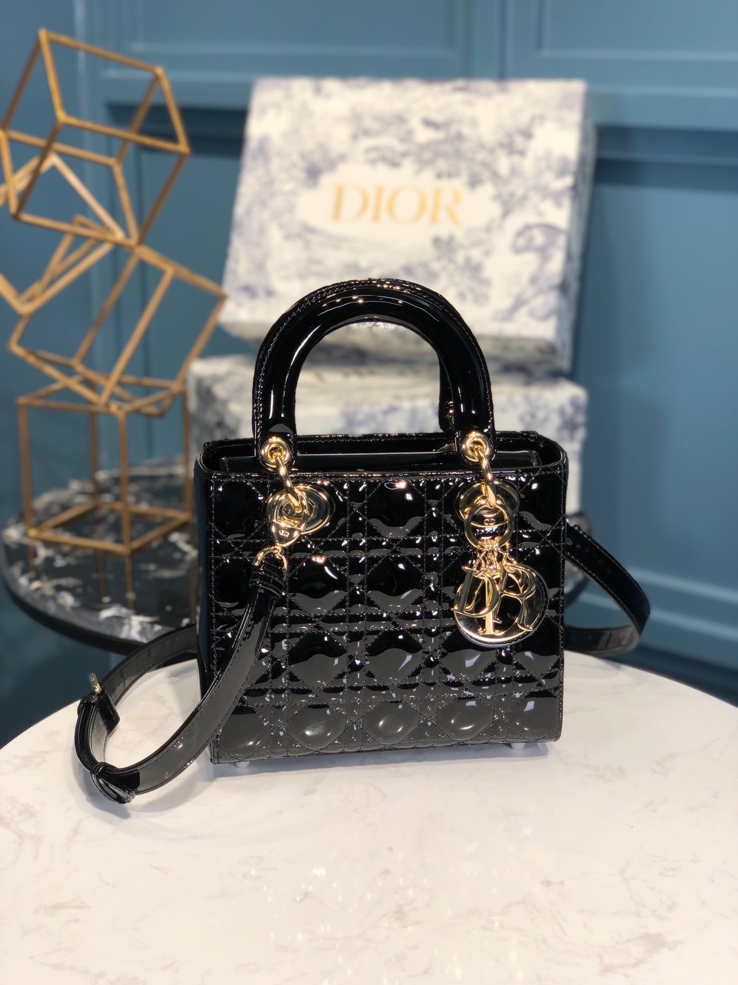 Replica-Lady-Dior-Calfskin-Bag-Adjustable-Shoulder-Strap-With-Gold-Tone-Metal-Black.jpg