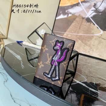 Replica Louis Vuitton Virgil Abloh M80154 Pocket Organizer Monogram Coated Canvas