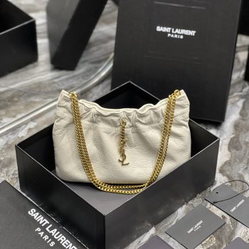 Saint Laurent Hopo Mini Shoulder Bag Beige