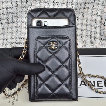 Top Quality Chanel Ohane Phone Shoulder Bag with Gold-Tone Metal 004