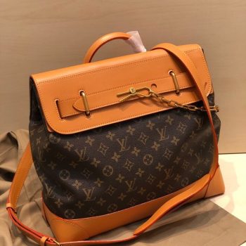 Top Replica Louis Vuitton M44997 Men Steamer PM Monogram coated canvas