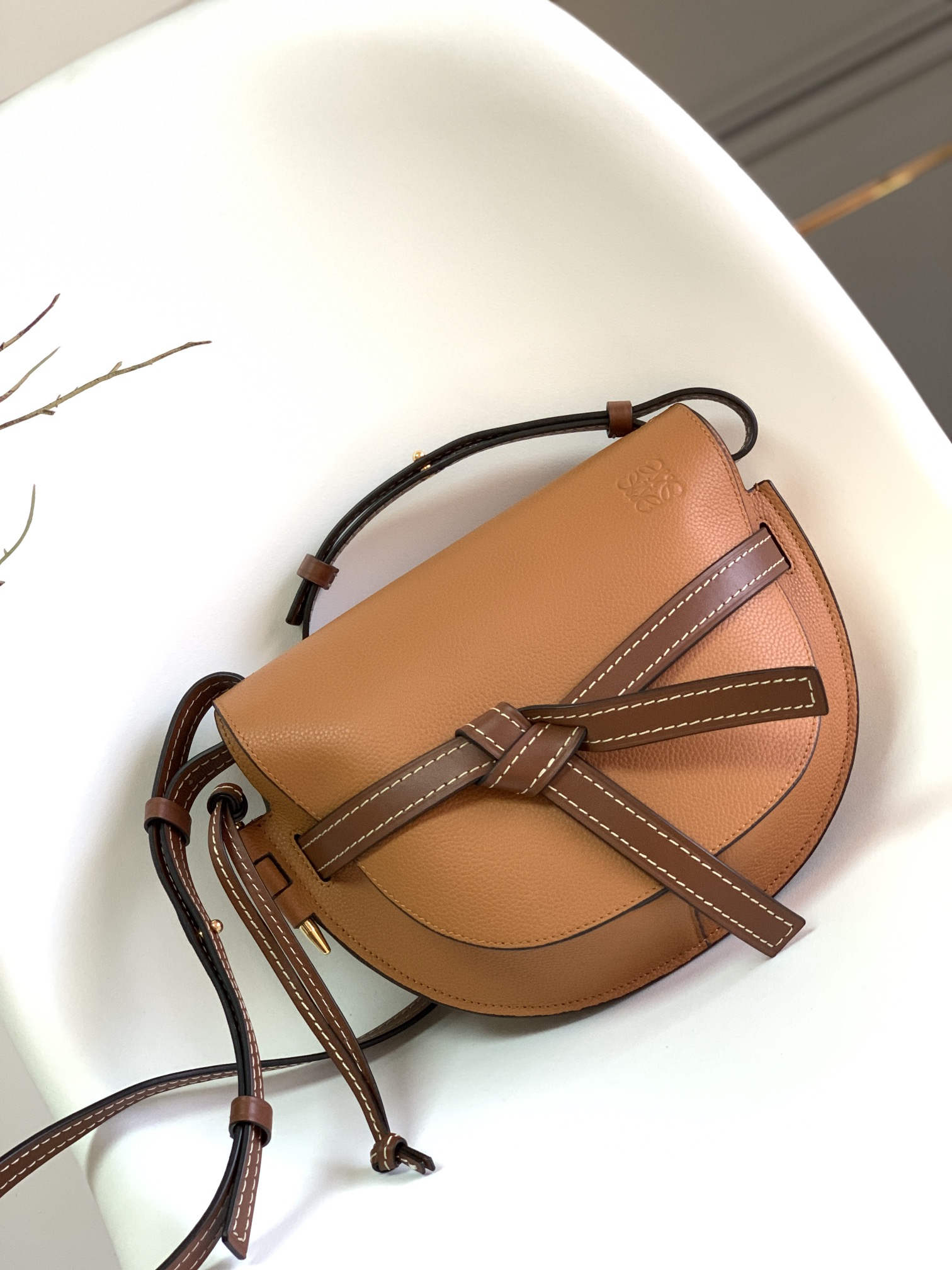 Top-Sale-Loewe-Small-Gate-Dual-Bag-in-Pebble-Grain-Calfskin-Brown-In-UK-Replica.jpg