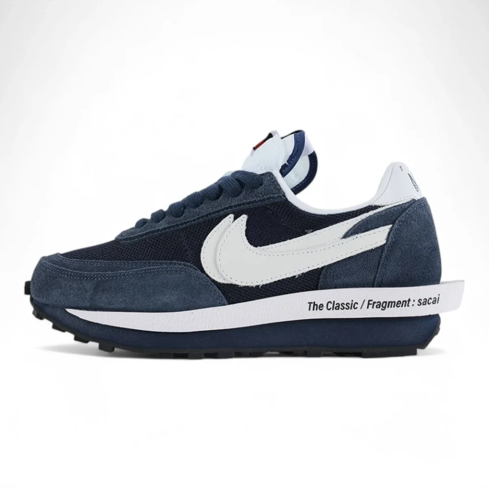 Fragment Design x sacai x NK LDV Waffle 'Blackened Blue' Replica