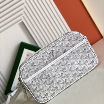 Goyard Cap-Vert PM Bag Canvas and Cervon Calfskin White