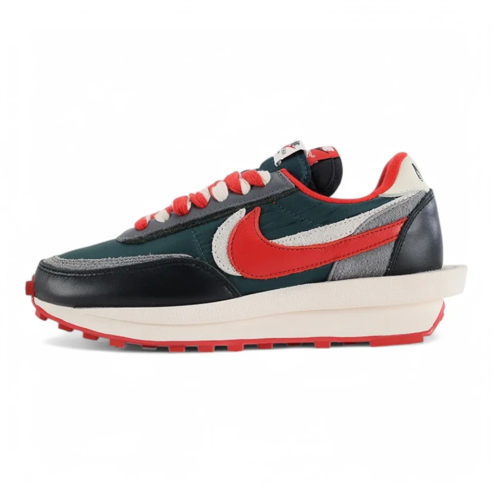 Sacai x Undercover x NK LDWaffle 'Midnight Spruce University Red' Replica