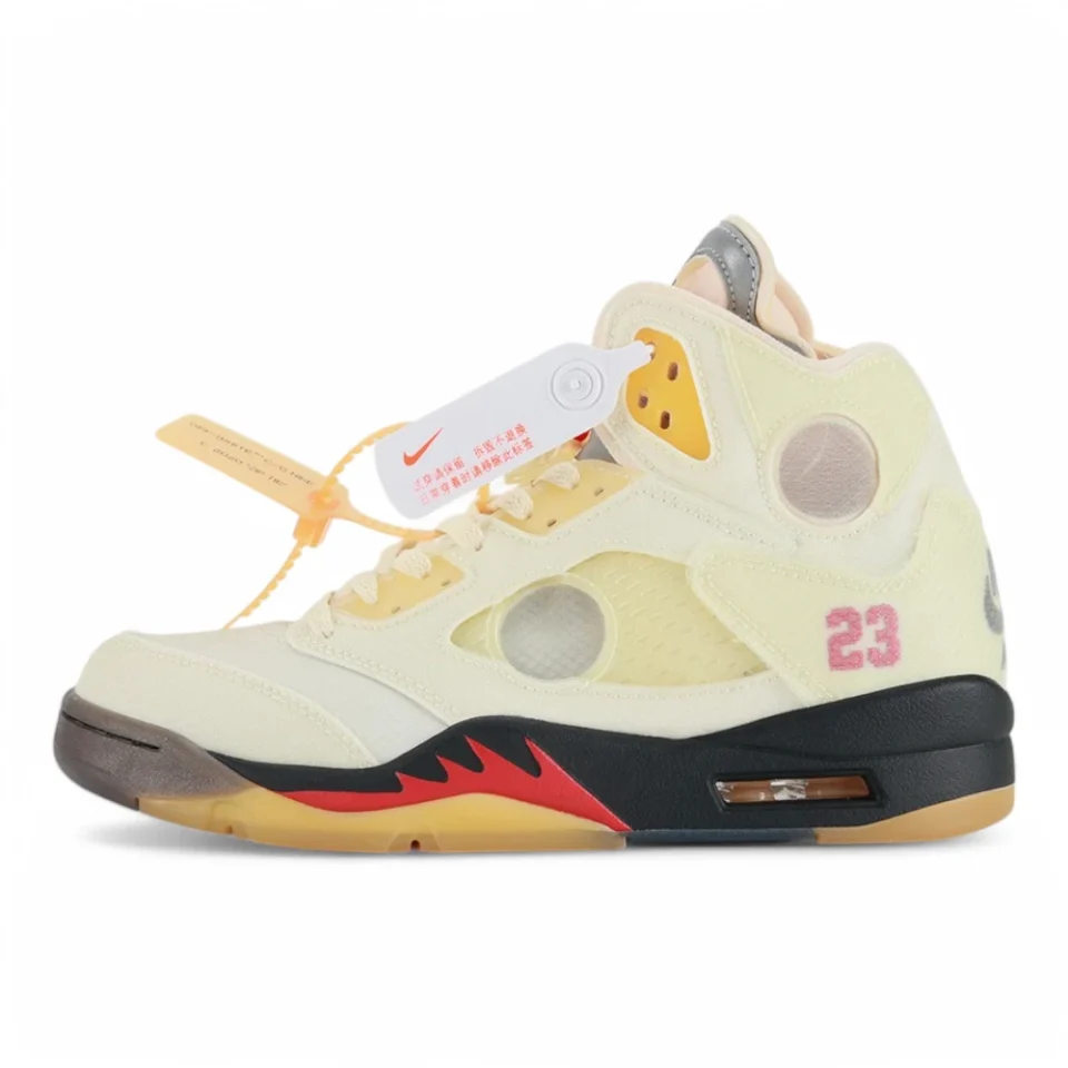 Off-White x Jordan 5 SP 'Sail'