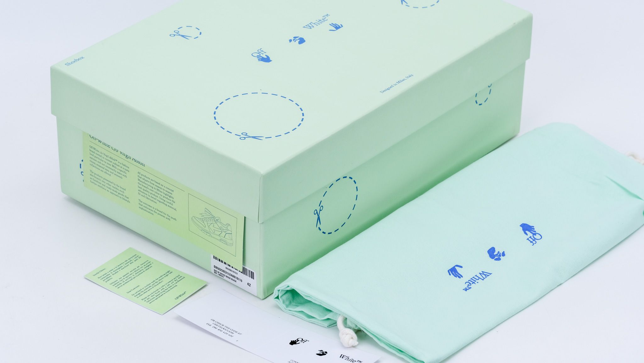 Off-White Wmns Out of Office 'White Dark Grey' Replica