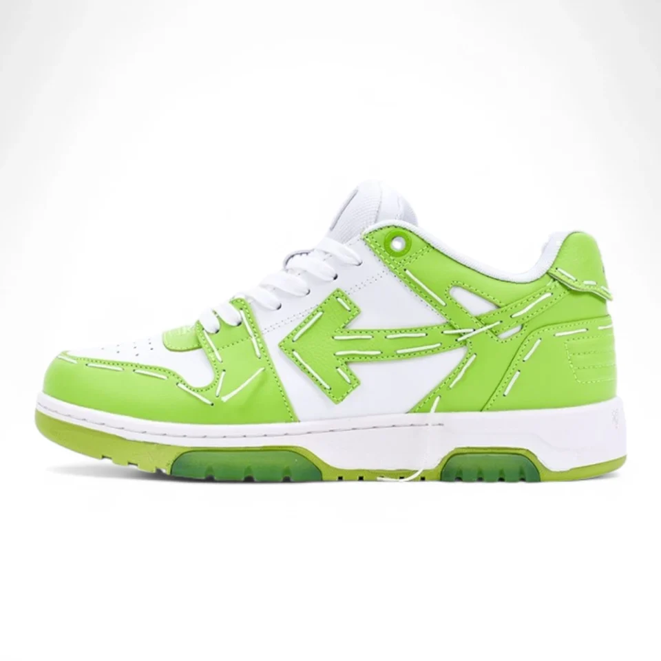 OFF-WHITE OUT OF OFFICE Sartorial Stitching "White Green" Replica
