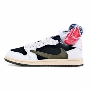 Travis Scott x Jordan 1 Low OG PS 'Olive' (child)