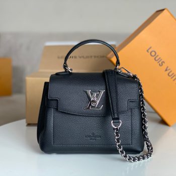 Louis Vuitton M20997 LockMe Ever Mini Black Grained calf leather