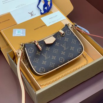 Louis Vuitte M81066 Easy Pouch On Strap Monogram Empreinte