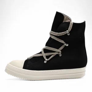 Wmns DRKSHDW Strobe Cotton Denim Hexa High "Black Milk"Replica