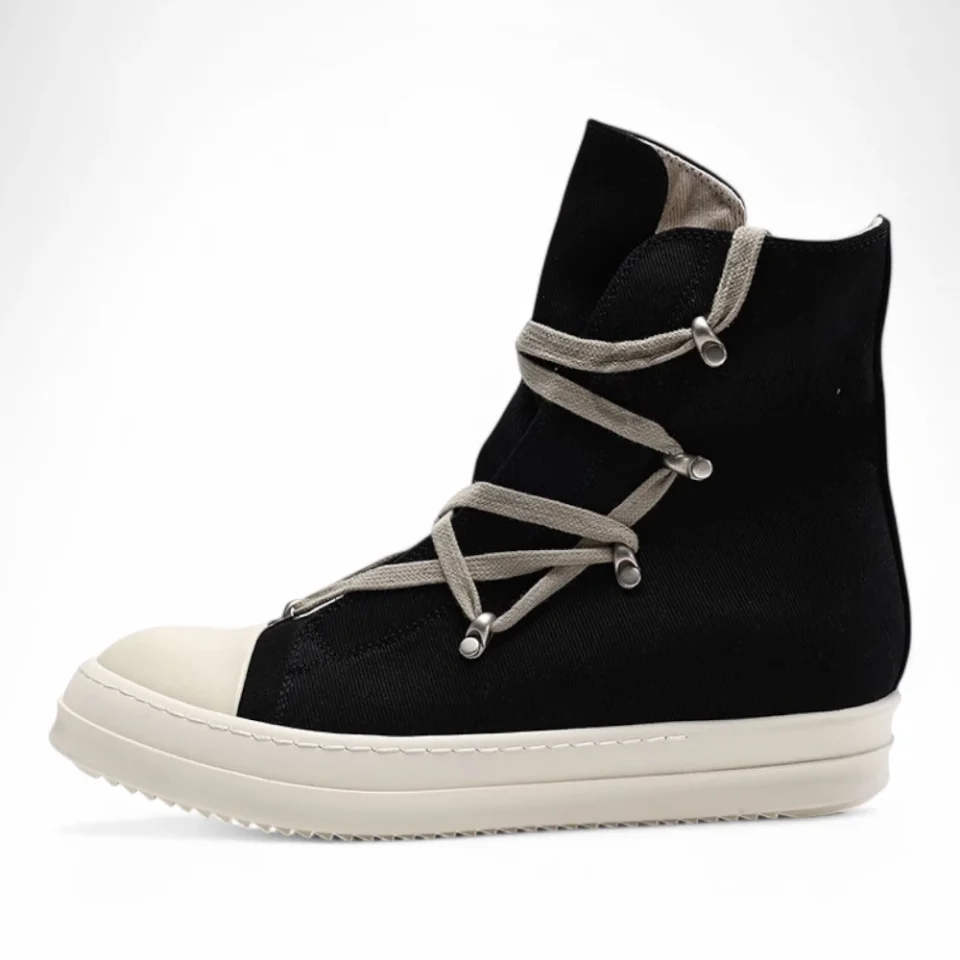 Wmns DRKSHDW Strobe Cotton Denim Hexa High "Black Milk"Replica