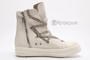 Rick Owens Wmns DRKSHDW Strobe Cotton Denim Hexa High 'Black Milk'Replica