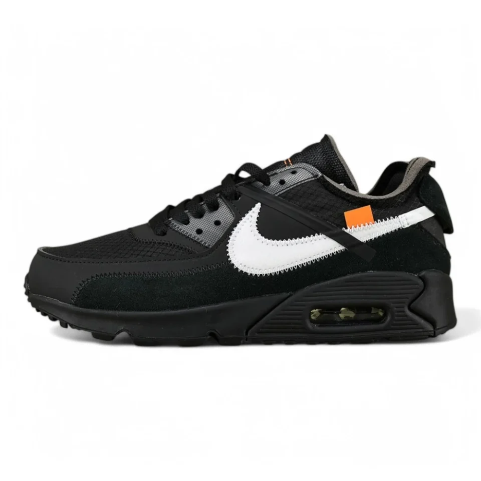 Off-White x Air Max 90 'Black' Replica