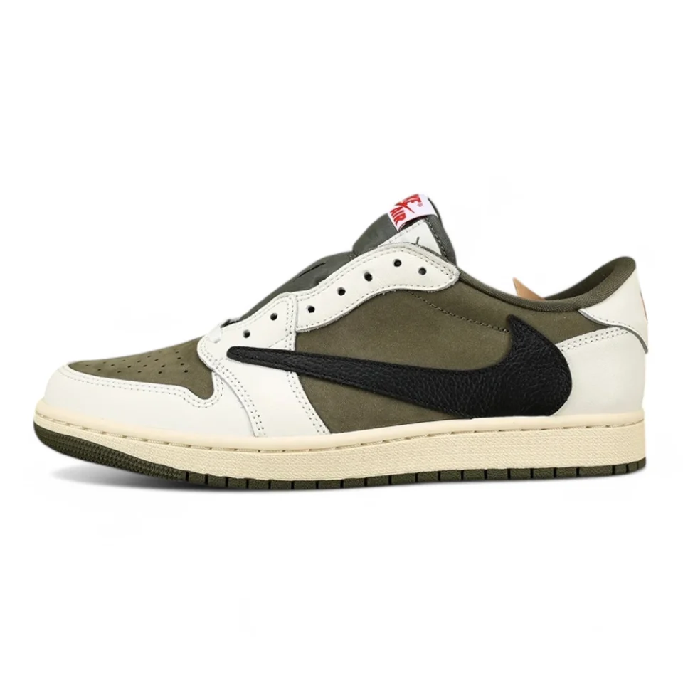 Travis Scott x Air Jordan 1 Retro Low OG SP 'Reverse Olive / Medium Olive'