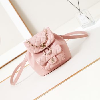 Chanel AS2908 Matelasse Chain Backpack Pink-1