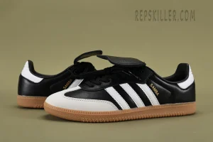 Samba LT Black White Women's Sneakers Reps4