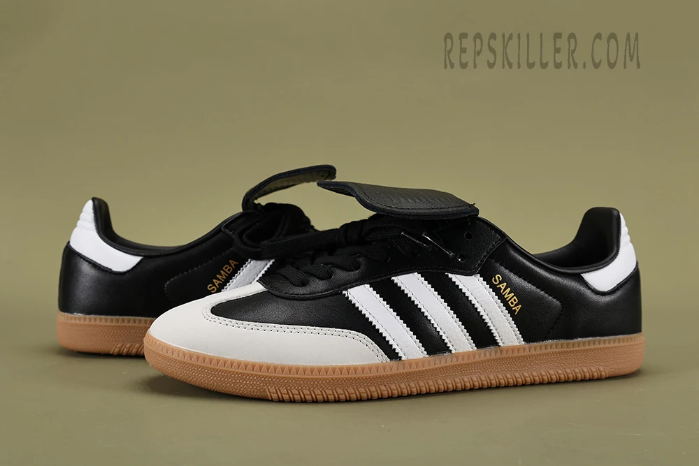 Samba LT Black White Women's Sneakers Reps4