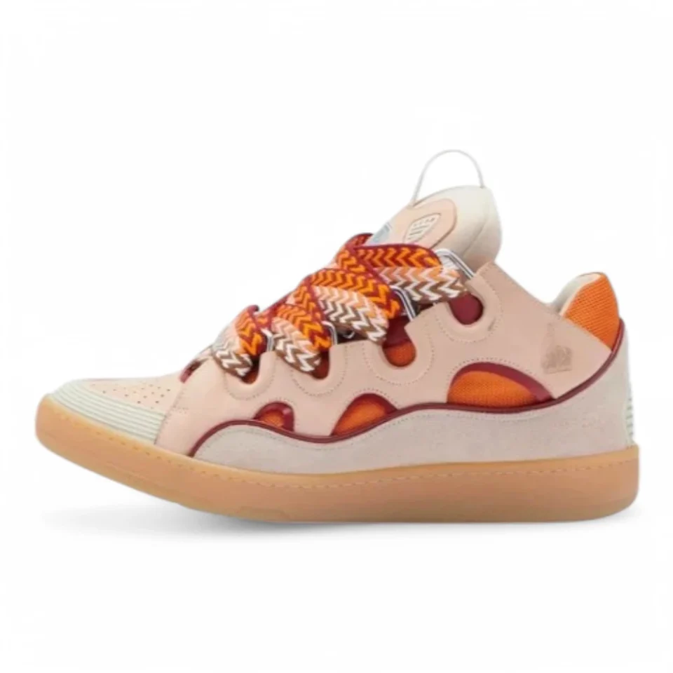 Lanvin Curb Sneakers 'Pale Pink Mango' Replica