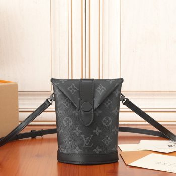 Louis Vuitton M11613 Envelope Pouch Monogram Eclipse Coated Canvas