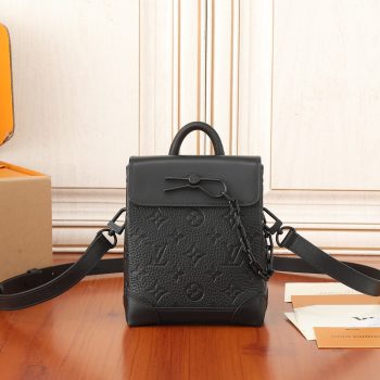 Louis Vuitton M82772 Nano Steamer Monogram Eclipse Coated Canvas