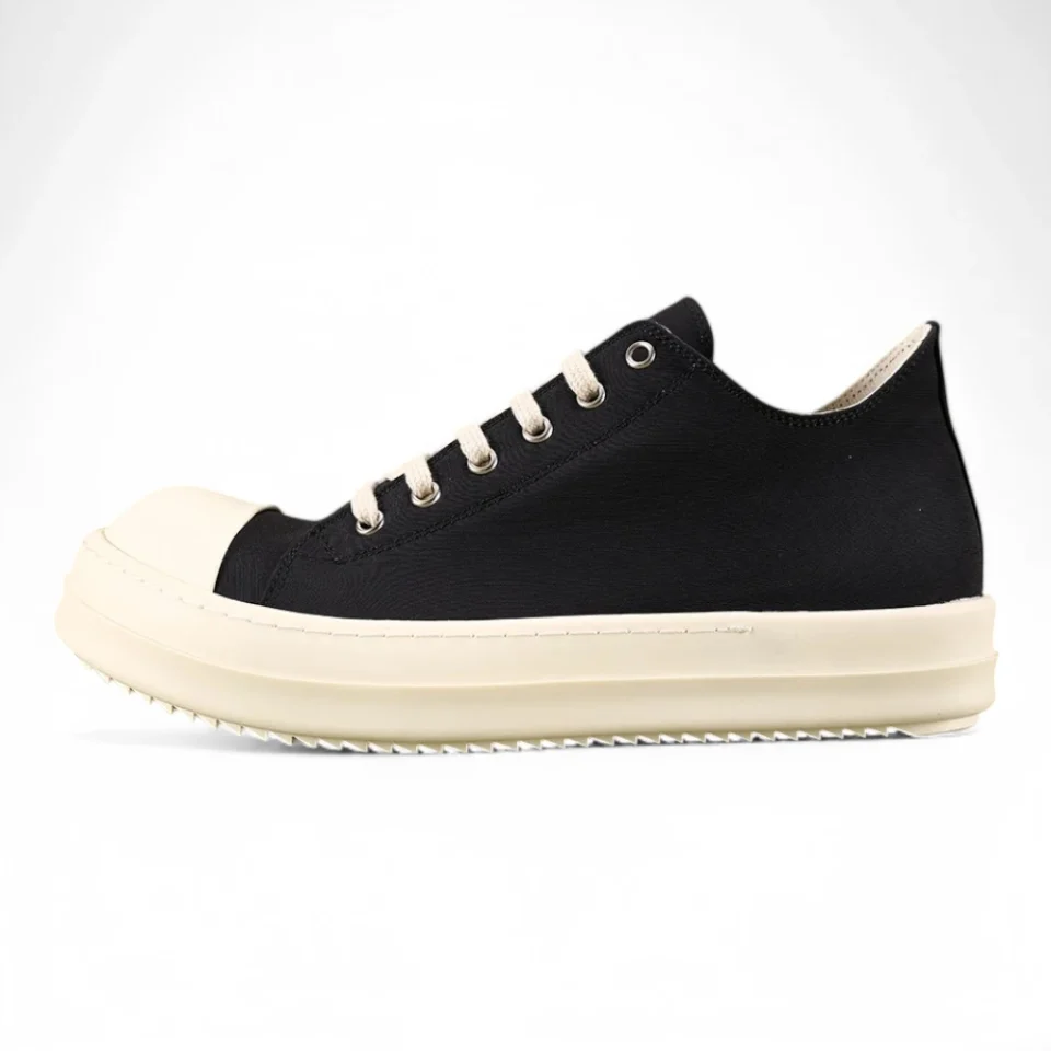 Rick Owens DRKSHDW Cotton Nylon Low 'Black Milk'