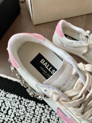 Women's Ball Star LTD with pink leather star and crystal decoration